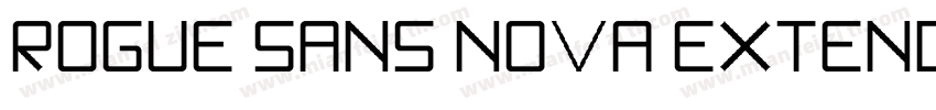 rogue sans nova extended bold ital字体转换